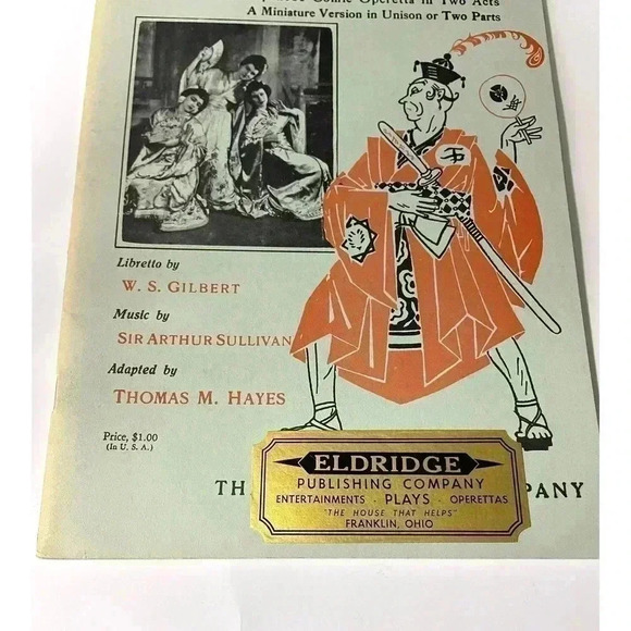 The Mikado Japanese Comic Operetta 1938 - The Willis Music Co - Picture 7 of 7